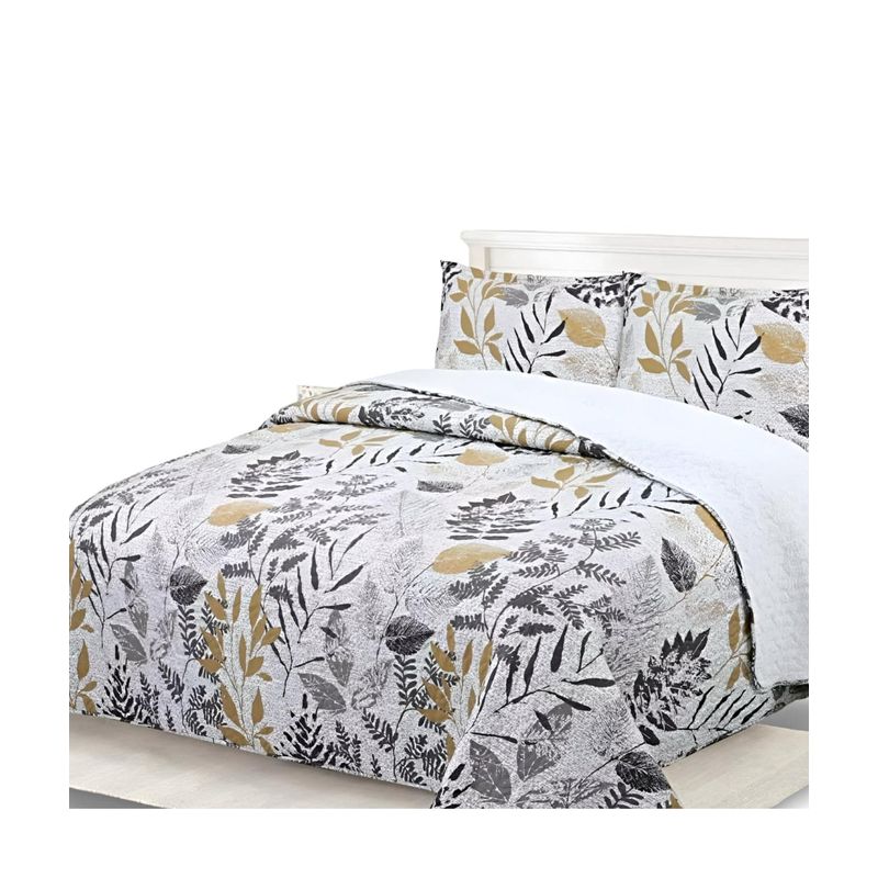 GENERICO - CUBRECAMA QUILT SHERPA OTOÑO INVIERNO PLAZA Y MEDIA
