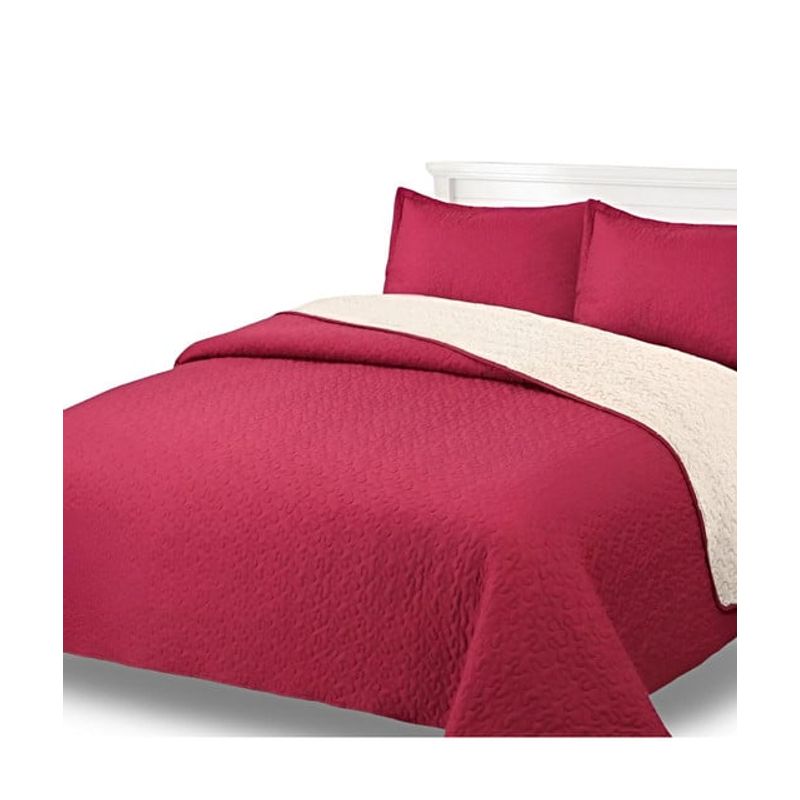 GENERICO - CUBRECAMA QUILT SHERPA OTOÑO INVIERNO PLAZA Y MEDIA