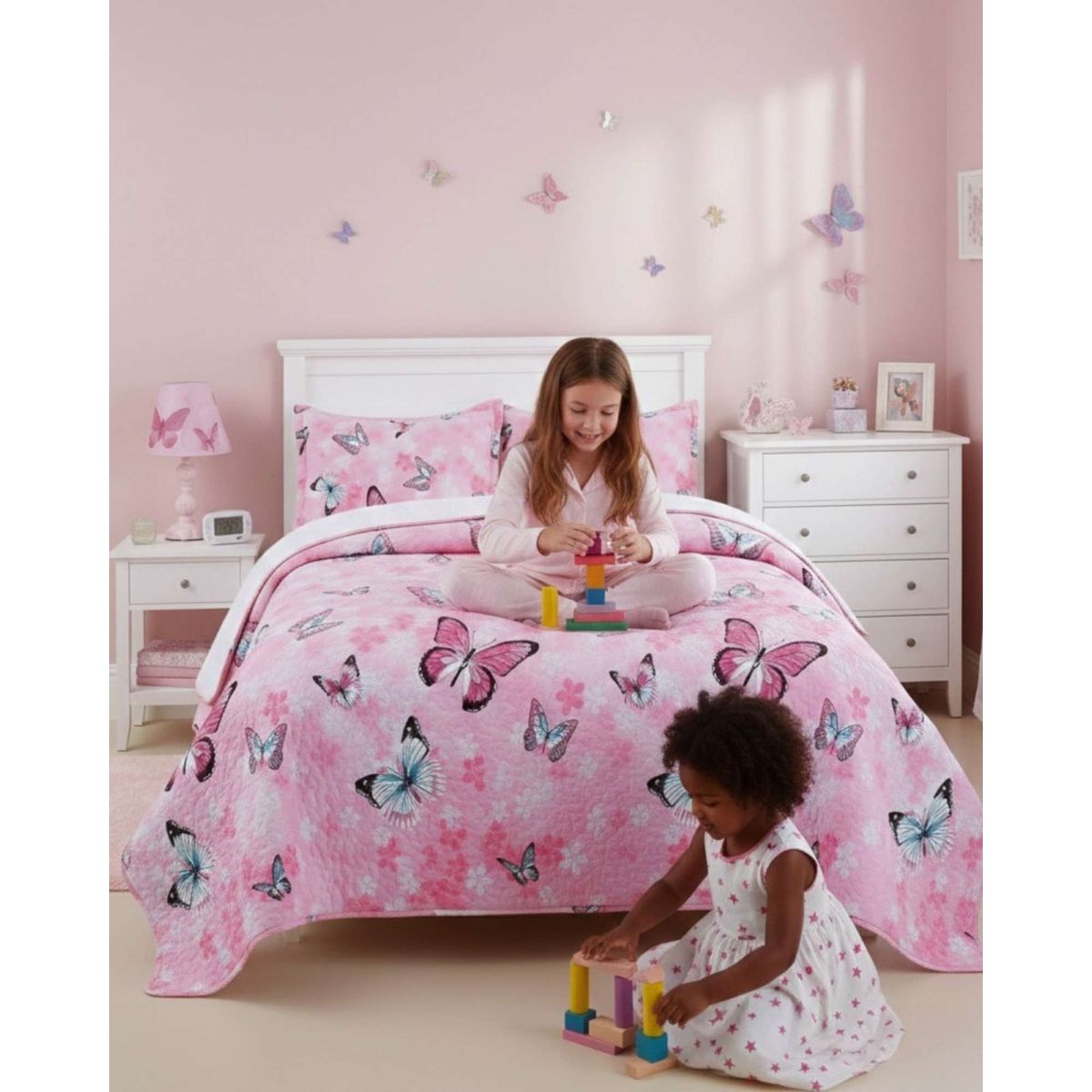 GENERICO - CUBRECAMA QUILT SHERPA OTOÑO INVIERNO PLAZA Y MEDIA