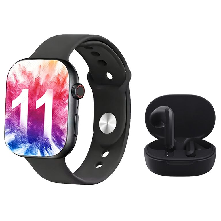 Buds 4 lite De Audífonos tws y Toumi Watch S9 Pro max-B