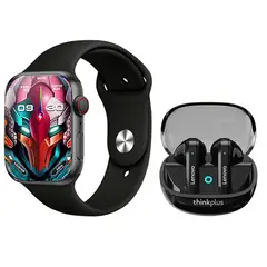 LENOVO - Audífonos X22 BT53-Negro y Toumi S9 PRO-B Reloj inteligente