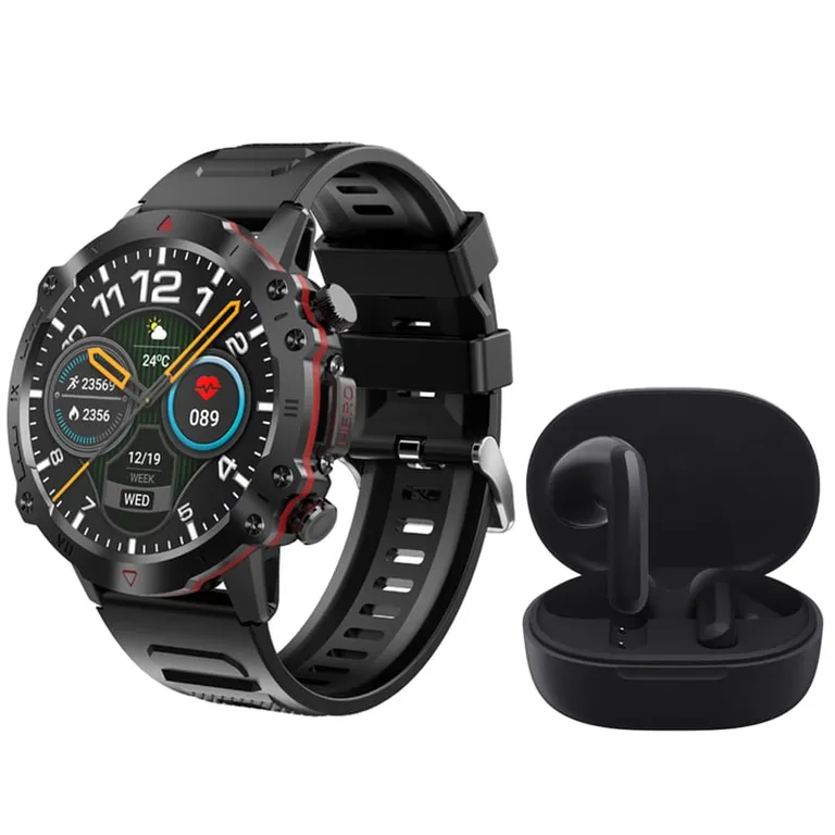 Buds 4 Lite Audifonos BT y Toumi Watch GT-D-B Reloj inteligente