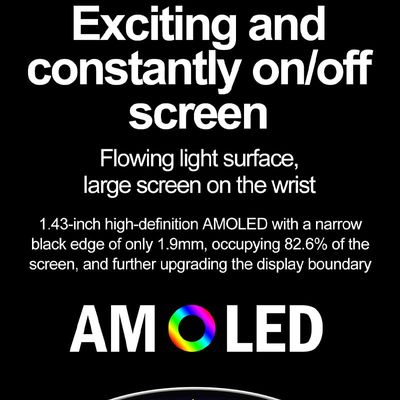 Imagen 2 del producto Toumi Watch GT-H9-W Amoled y LP40 Pro-Morado De Audífonos tws