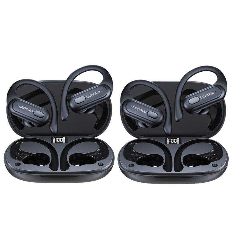 LENOVO - Set 2 De Lenovo Audifonos XT60 De tws Audifonos Bluetooth-Negro