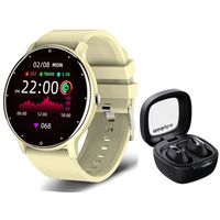 Audífonos XT62-Negro y Toumi Fit 2-Y watch Reloj inteligente