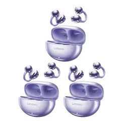 LENOVO - Set 3 Audífonos TA140 Tws Auriculares Bluetooth 54-Púrpura