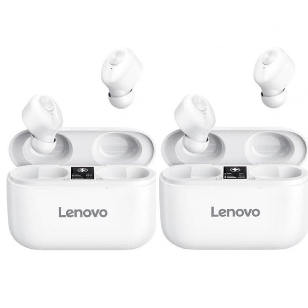 LENOVO - Set 2 De audífonos lenovo HT18 De PRO bluetooth 50-Blanco
