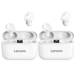 LENOVO - Set 2 De audífonos HT18 De PRO bluetooth 50-Blanco