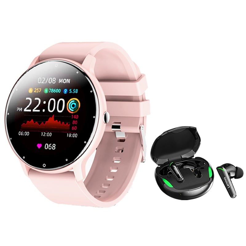 LENOVO - Audífonos lenovo xt92 de tws-Negro y toumi fit 2-P watch
