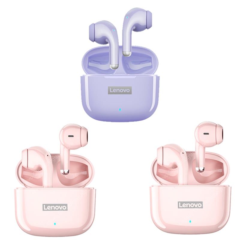 LENOVO - Set 3 De Audífonos Lenovo LP40 Pro Tws 2Rosa + 1Morado