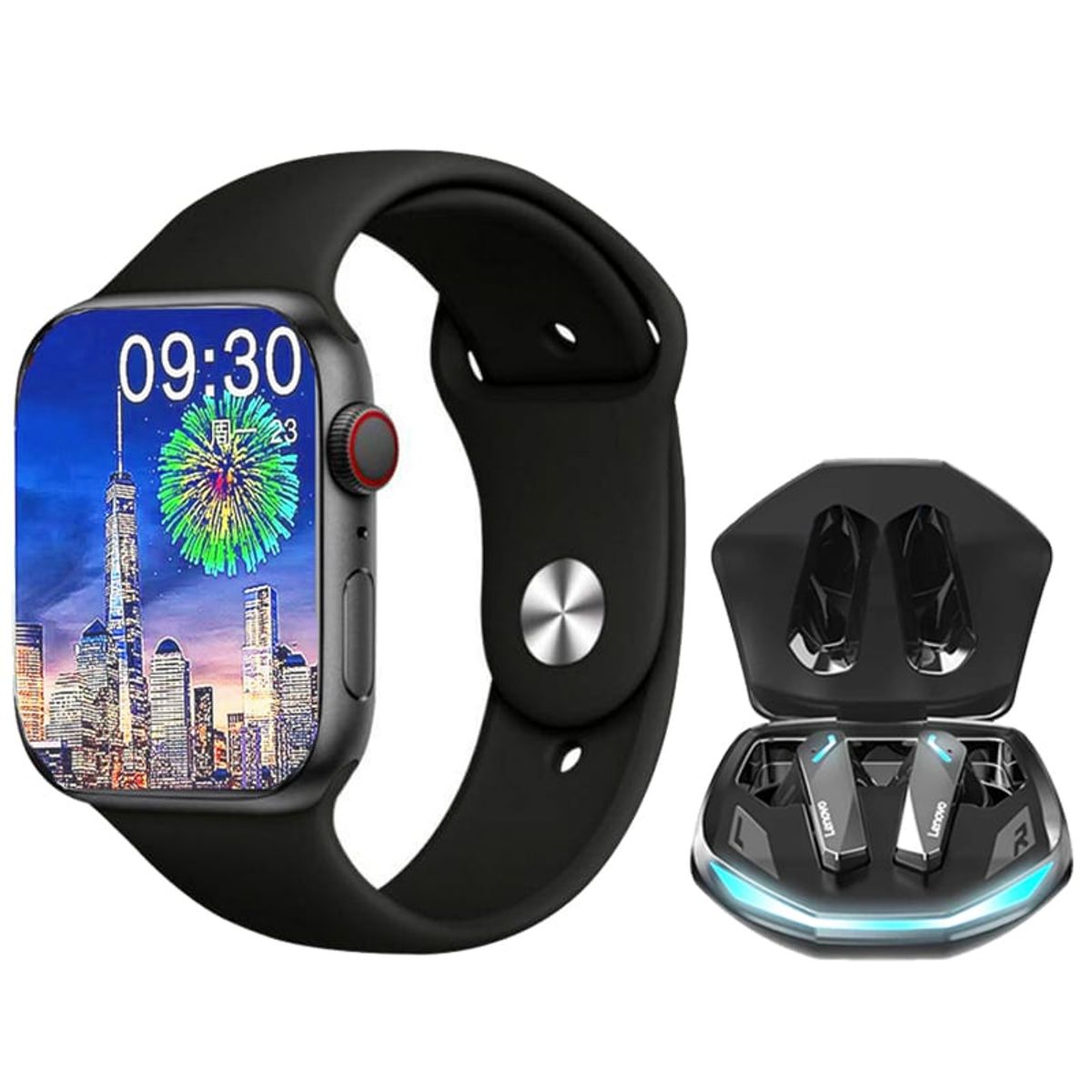 LENOVO - Audífonos Lenovo GM2 Pro Tws Bluetooth 53 y Toumi Watch S9 PRO