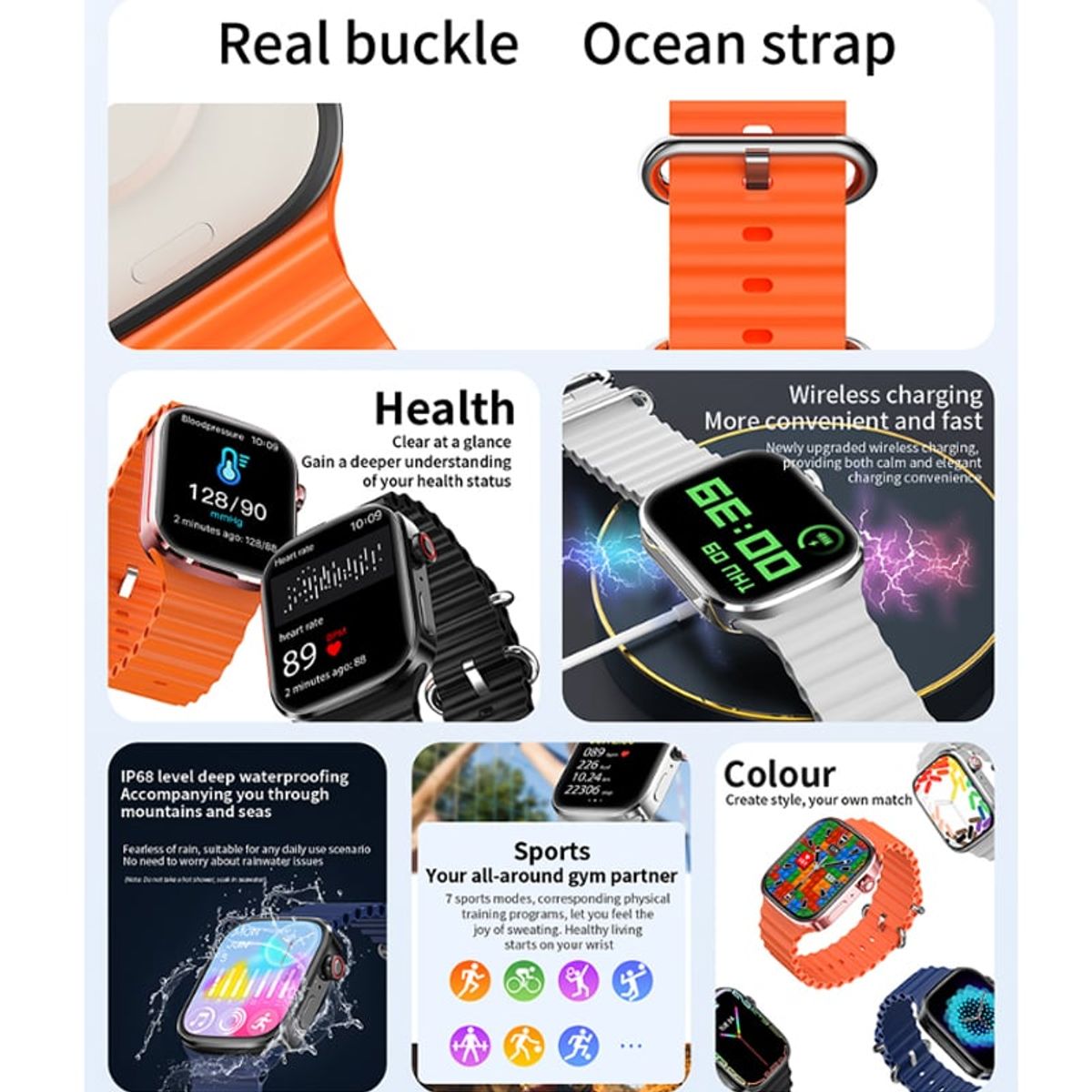 LENOVO - Audífonos Bluetooth Lenovo GM2 Pro y Smartwatch I9 Pro Max 2¸3inch