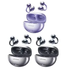 LENOVO - Set 3 Audífonos TA140 Auriculare Bluetooth 54-2Negro y 1Morado