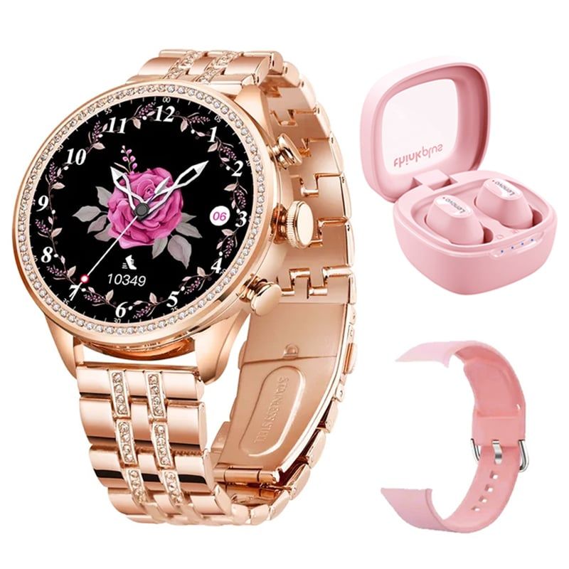 LENOVO - Audífonos Lenovo XT62-Rosa y Toumi GT-Q-P Reloj inteligente