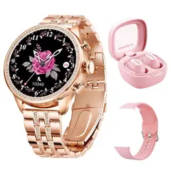 LENOVO - Audífonos XT62-Rosa y Toumi GT-Q-P Reloj inteligente