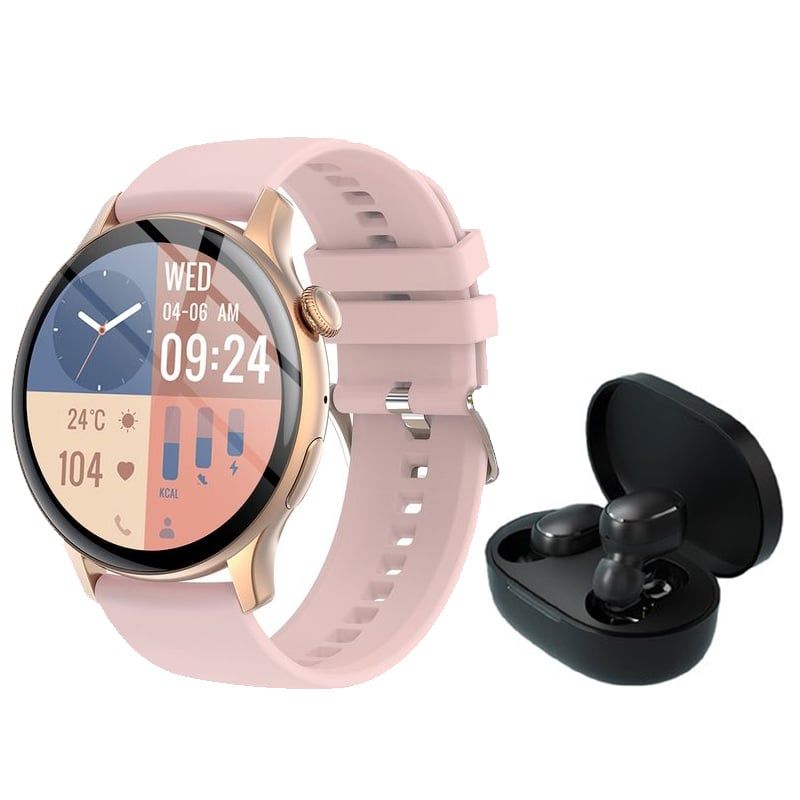 XIAOMI - Toumi Watch GT-H5-P Amoled y Xiaomi Airdots 2-Negro Audífonos tws