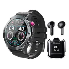 LENOVO - XT65 De Audífonos tws-Negro y Toumi Watch GT-C-Negro