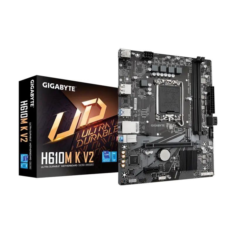GIGABYTE - Placa Madre Gigabyte H610M K V2 Intel H610 LGA 1700 DDR5
