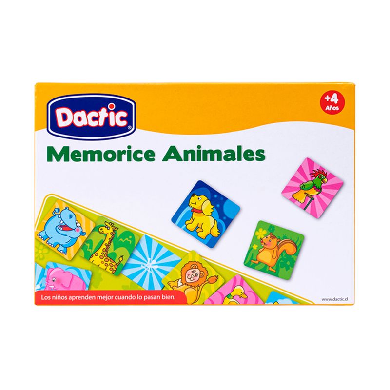 DACTIC - Juego Memorice Animal Carton Dactic