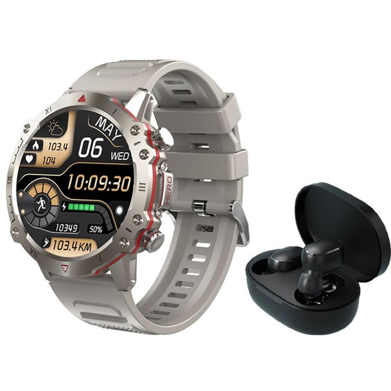 Airdots 2 Audifonos BT y Toumi Watch GT-D-G Reloj inteligente
