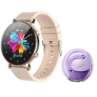 X15 Pro Audífonos-Morado y Toumi Fit 3 Pro-G Reloj inteligente