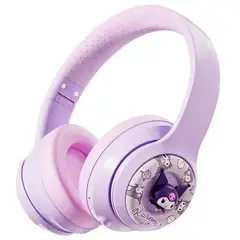SANRIO - Toumi Kuromi Audífono Inalámbrico Tipo Diadema Tune BT 54-Morado