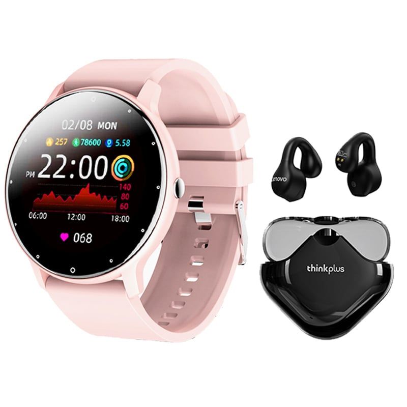 LENOVO - Lenovo XT61-Negro Audífonos y Toumi Watch Fit 2-P Reloj inteligente