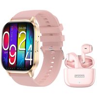 LP40 Pro De Audífonos Tws y Toumi Watch GT-W Amoled-Rosa