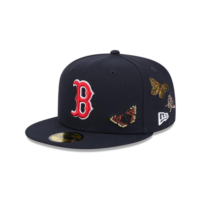NEW ERA - Gorra 59Fifty MLB Boston Red Sox Felt X MLB Azul