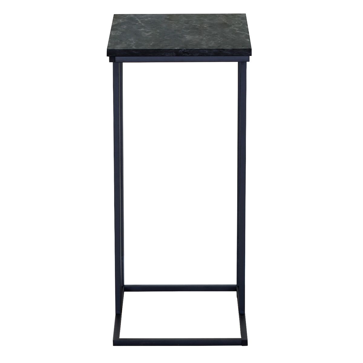 NOVAHUS - Mesa Lateral Estilo Marmol Negro