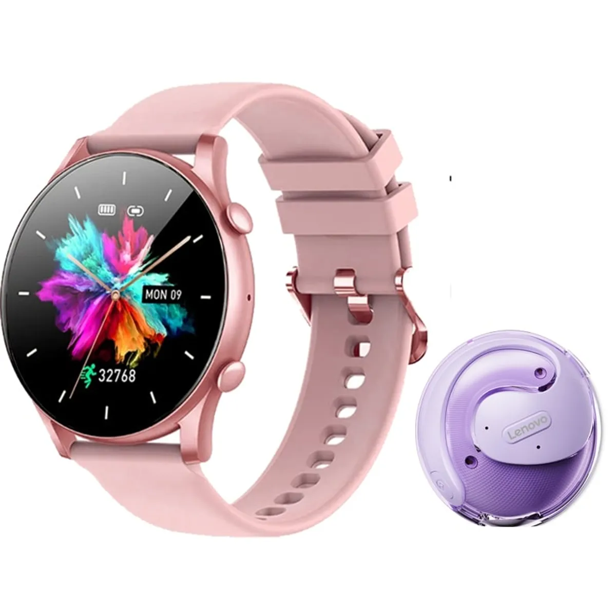 LENOVO - Lenovo X15 Pro Audífonos-Morado y Toumi Fit 3 Pro-P Reloj inteligente