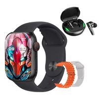 Audífonos XT92 Negro y Toumi N9 Max-B Reloj inteligente