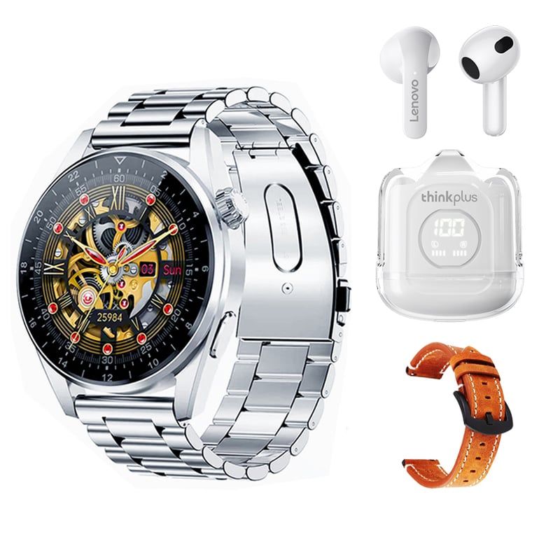 LENOVO - Lenovo XT65 De Audífonos-Blanco y Toumi GT-A-W Reloj inteligente