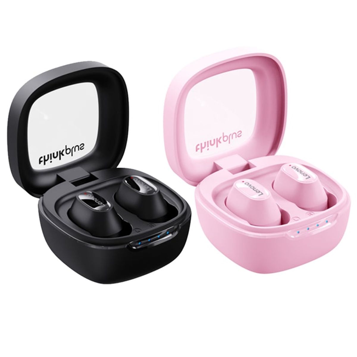 LENOVO - Set 2 De Lenovo XT62 De TWS Auriculars bluetooth-Negro y Rosa