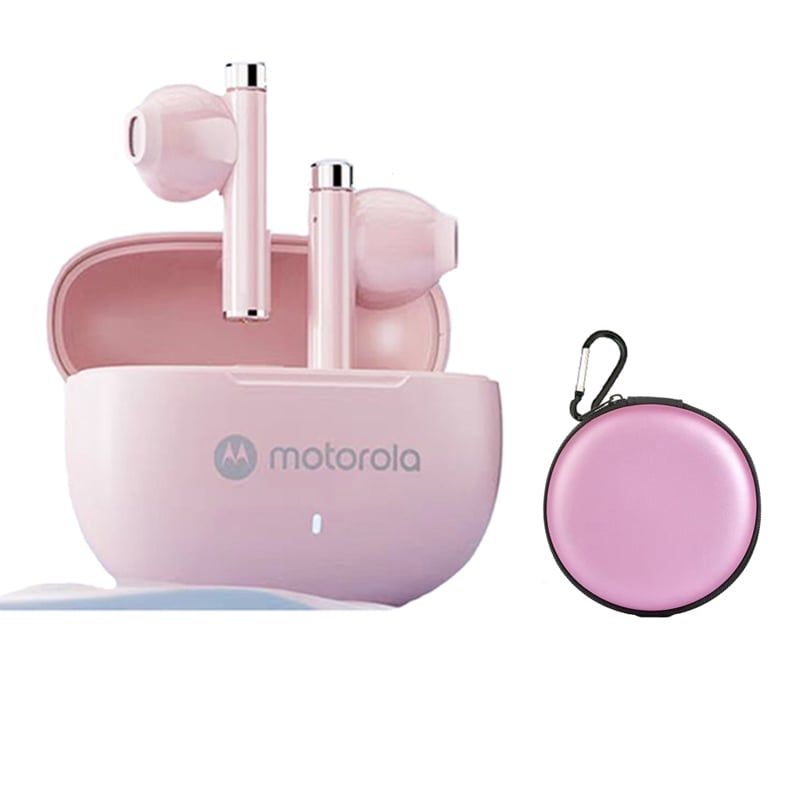 MOTOROLA - Audífonos Motorola Buds H40 -Rosa y Estuche