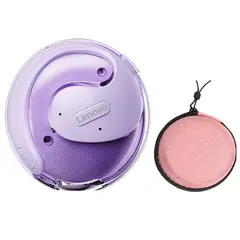 LENOVO - X15 Pro Max De Audifonos-Morado TWS y Bolsa-Rosa