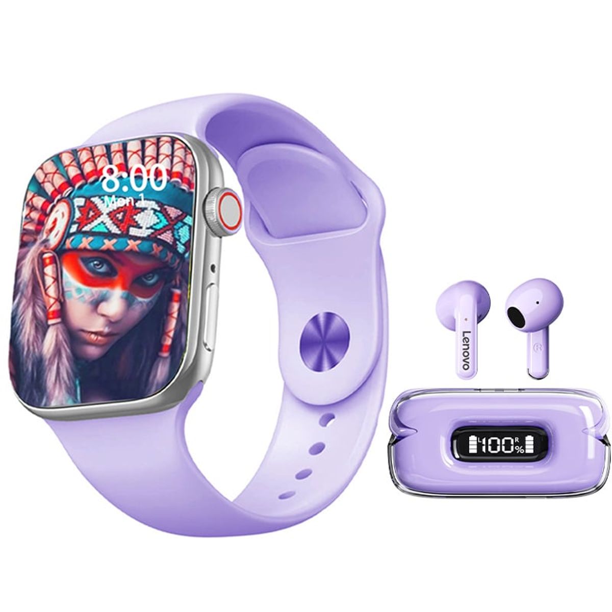 LENOVO - Lenovo X15ii DE Tws-Morado y Toumi watch S9 Pro Reloj inteligente