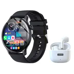 LENOVO - Toumi Watch GT-H5-B Amoled y LP40 Pro-Blanco De Audífonos tws