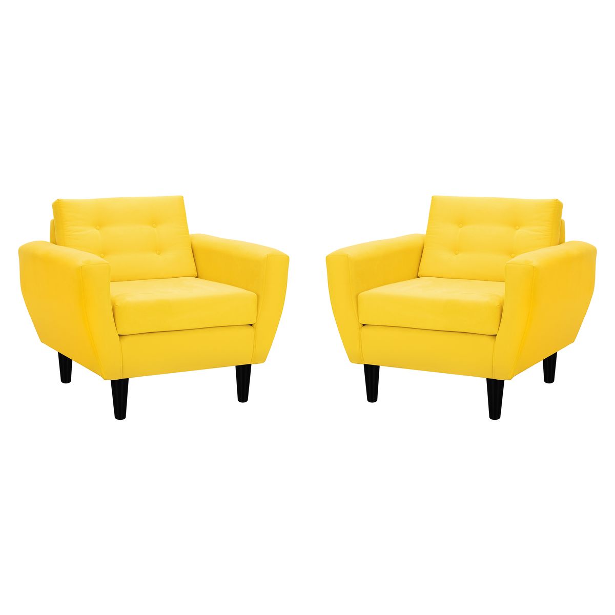 BODEVIR - Set Sofa Bote 1C Felpa 00 Amarillo
