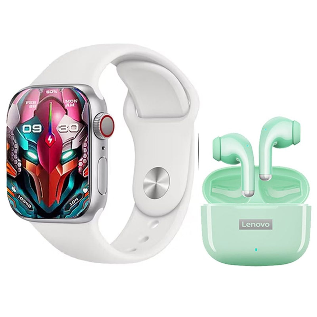 LENOVO - Audífonos Lenovo LP40 Pro - Verde Toumi Watch S9 Pro-W