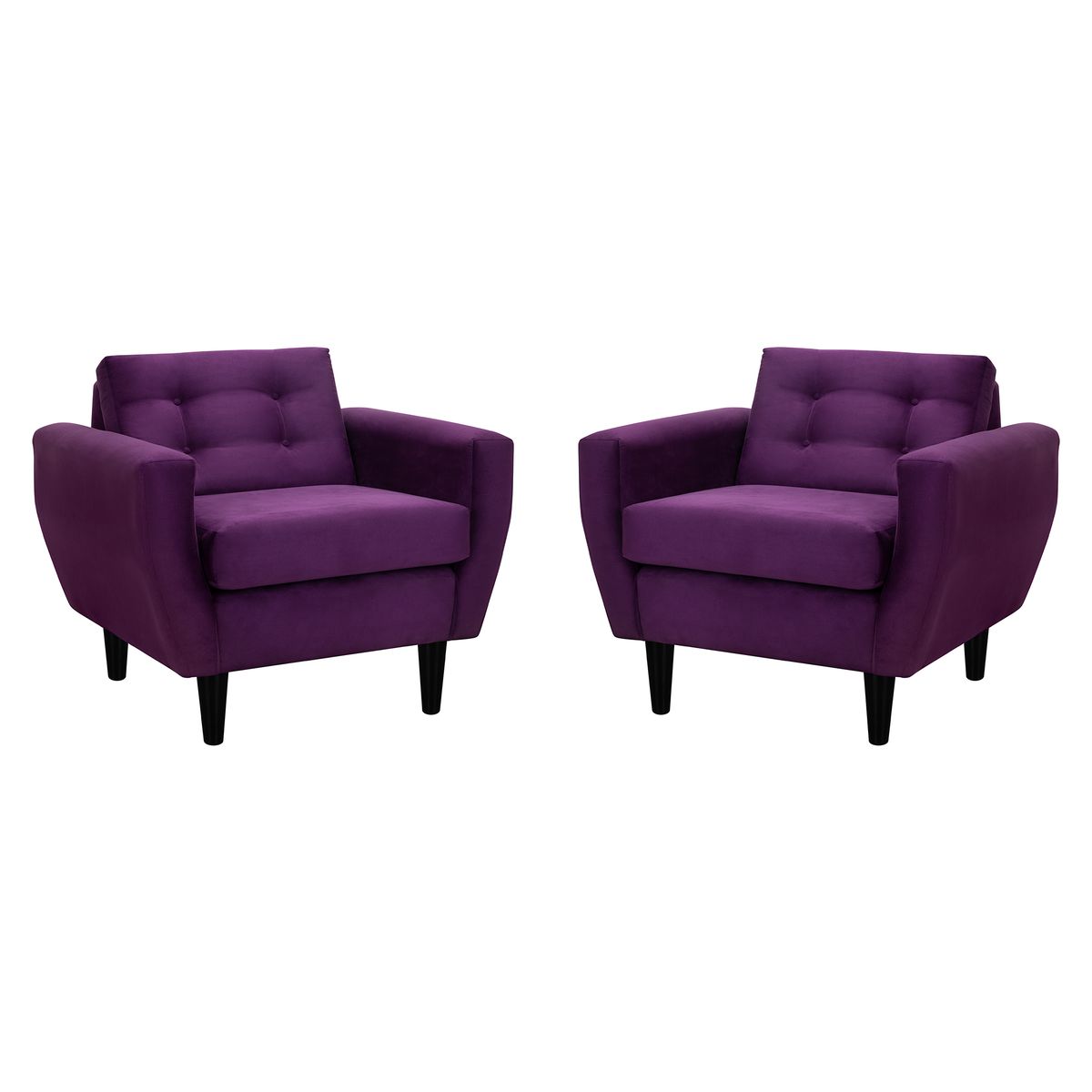 BODEVIR - Set Sofa Bote 1C Felpa 00 Morado
