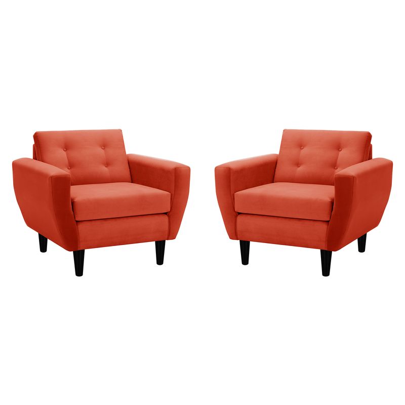 BODEVIR - Set Sofa Bote 1C Felpa 00 Naranja