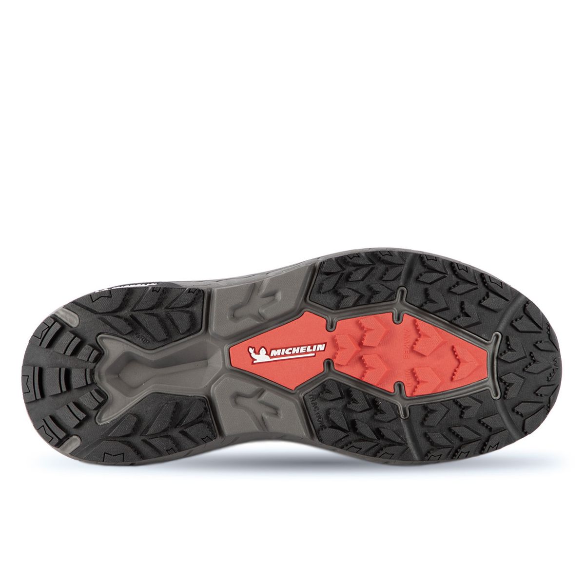 MICHELIN FOOTWEAR - Zapatillas Deportivas Trail Hombre Negro Rojo Michelin Aw01