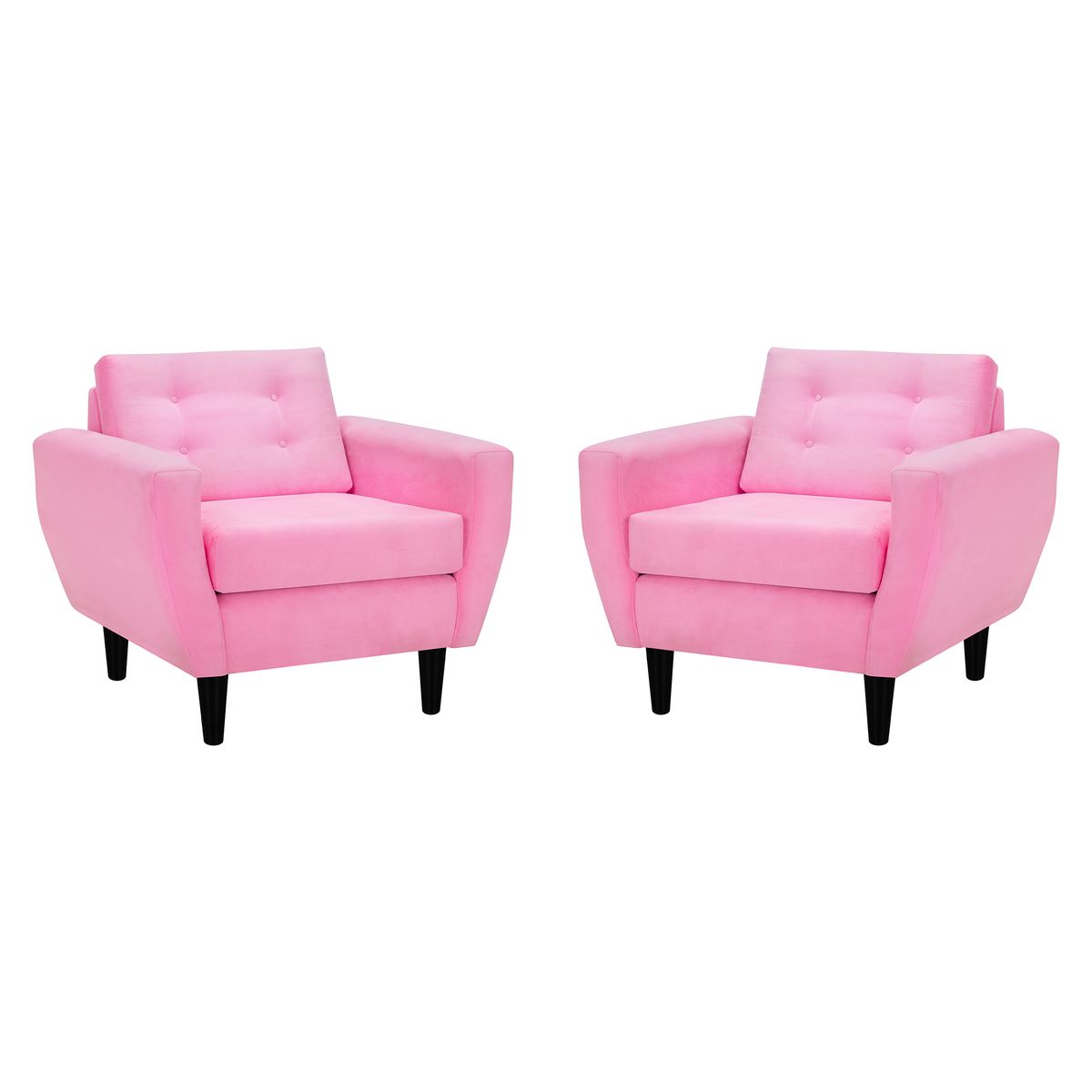 BODEVIR - Set Sofa Bote 1C Felpa 00 Rosado