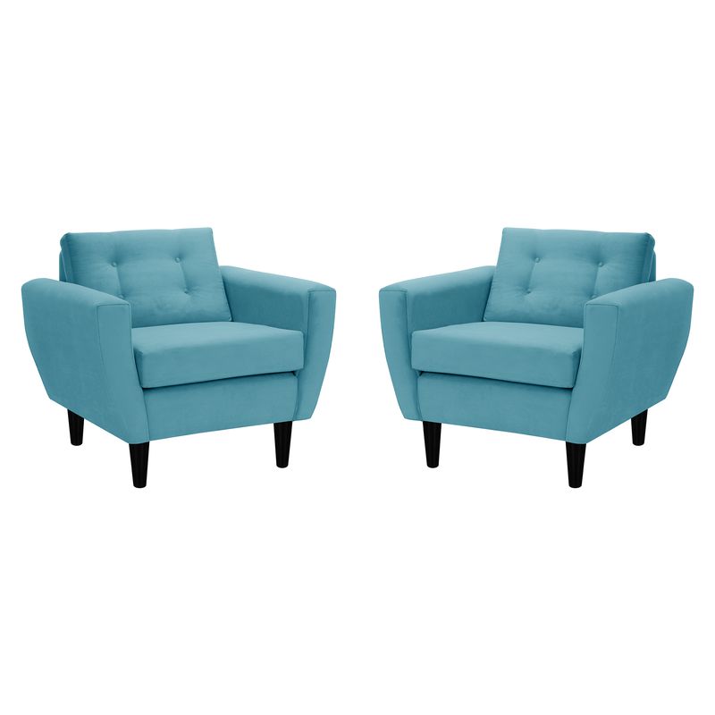 BODEVIR - Set Sofa Bote 1C Felpa 00 Turquesa