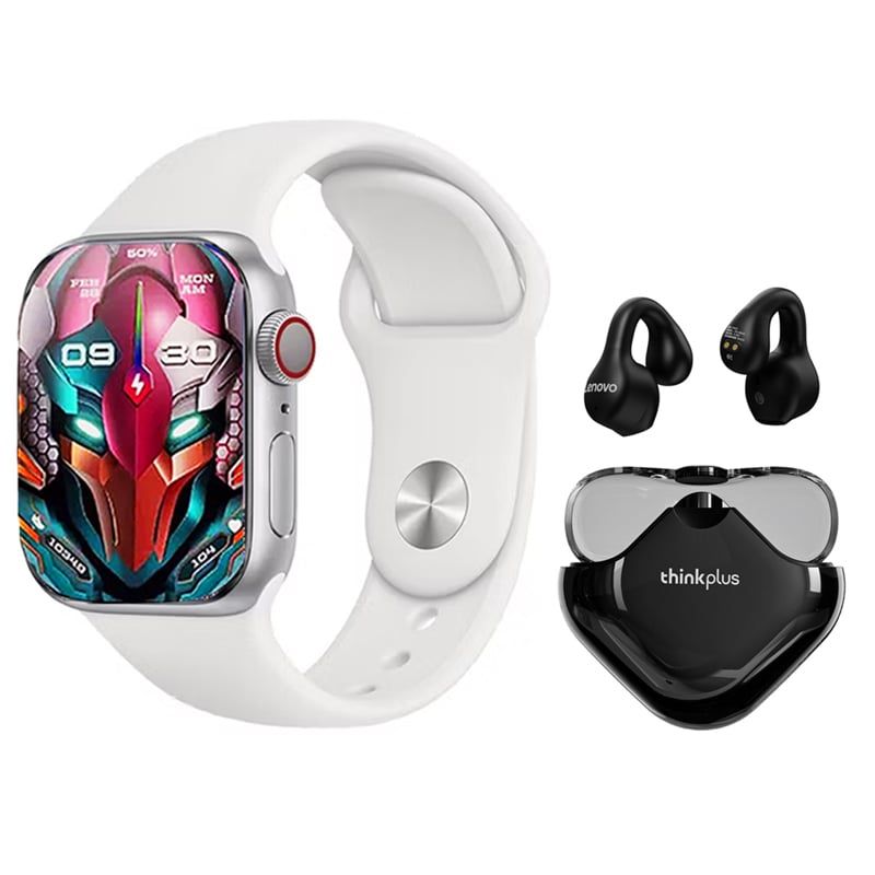 LENOVO - Audífonos Lenovo XT61-Negro y Toumi S9 PRO-W Watch Reloj inteligente