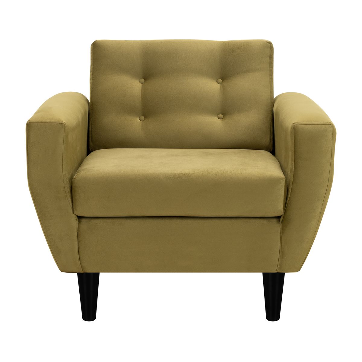 BODEVIR - Set Sofa Bote 1C Felpa 00 Verde Musgo