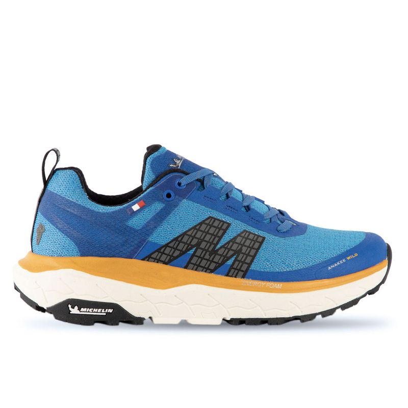 MICHELIN FOOTWEAR - Zapatillas Trail Running Hombre Azul Amarillo Michelin Aw01