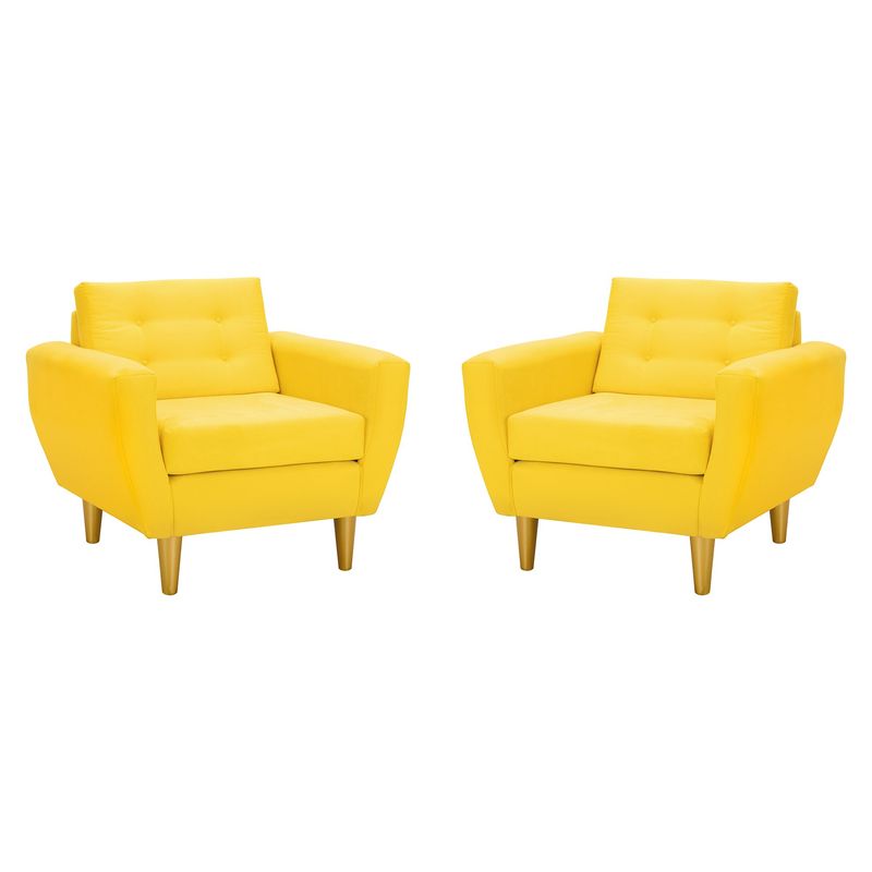 BODEVIR - Set Sofa Bote 1C Felpa 01 Amarillo