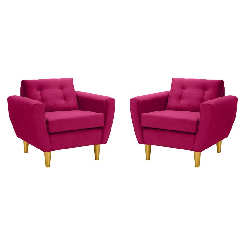 BODEVIR - Set Sofa Bote 1C Felpa 01 Burdeo